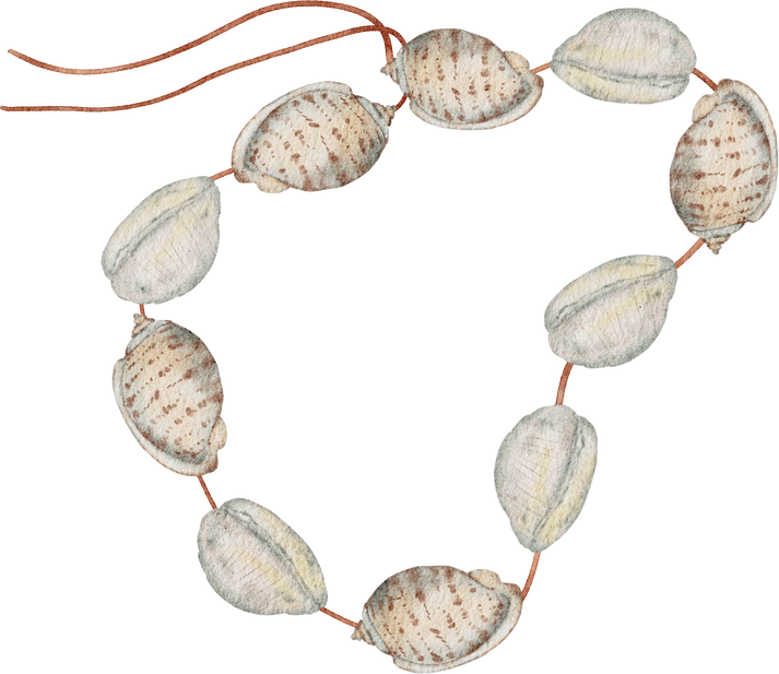 Watercolor Seashell Bracelet 